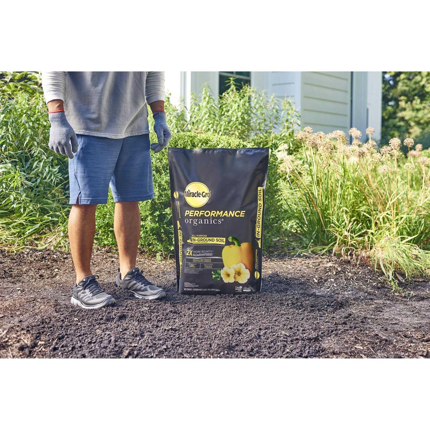 Miracle-Gro Performance Organics All Purpose In-Ground Soil 1.3 cu. ft
