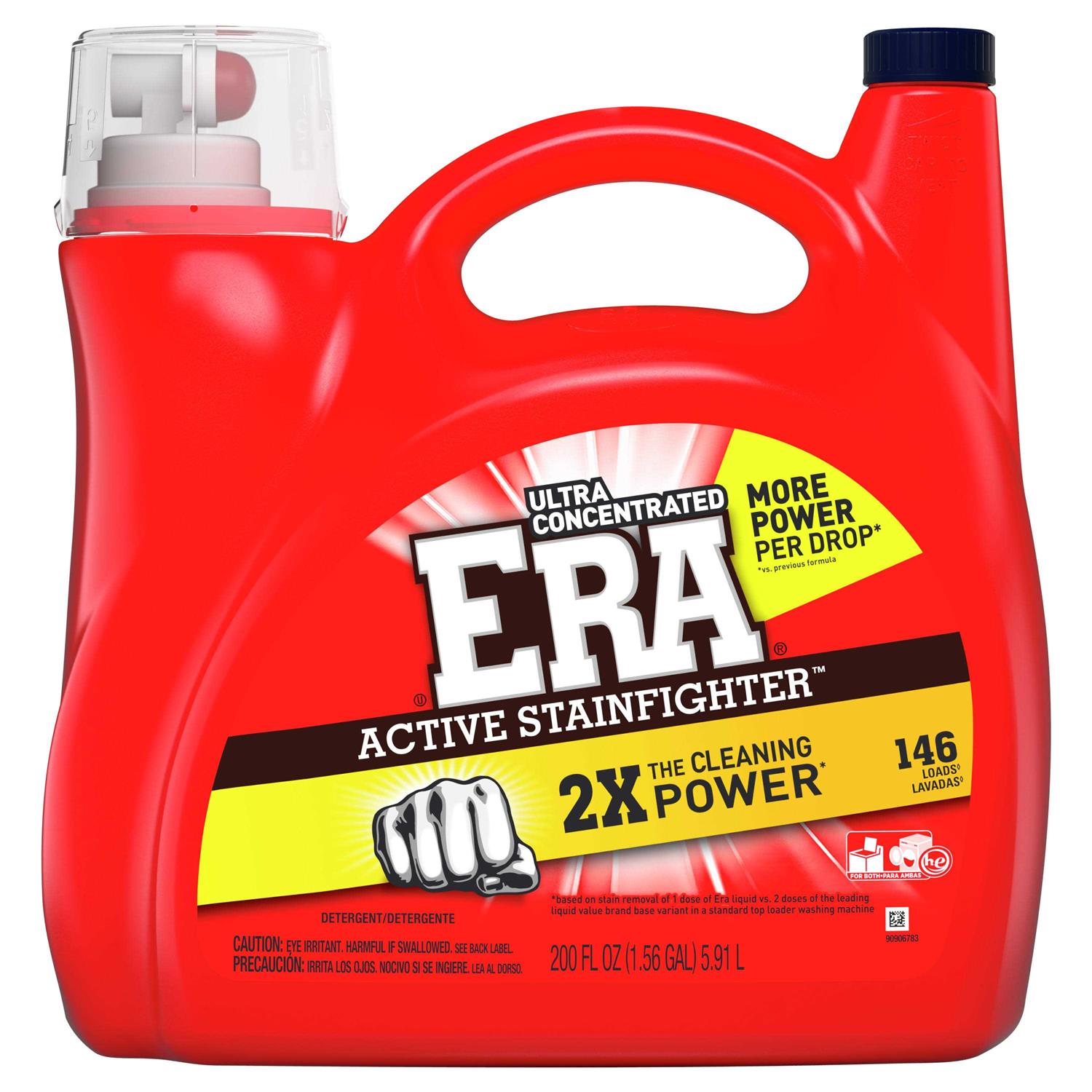 Era 2x Ultra Active Stainfighter Formula Regular Liquid Detergent
