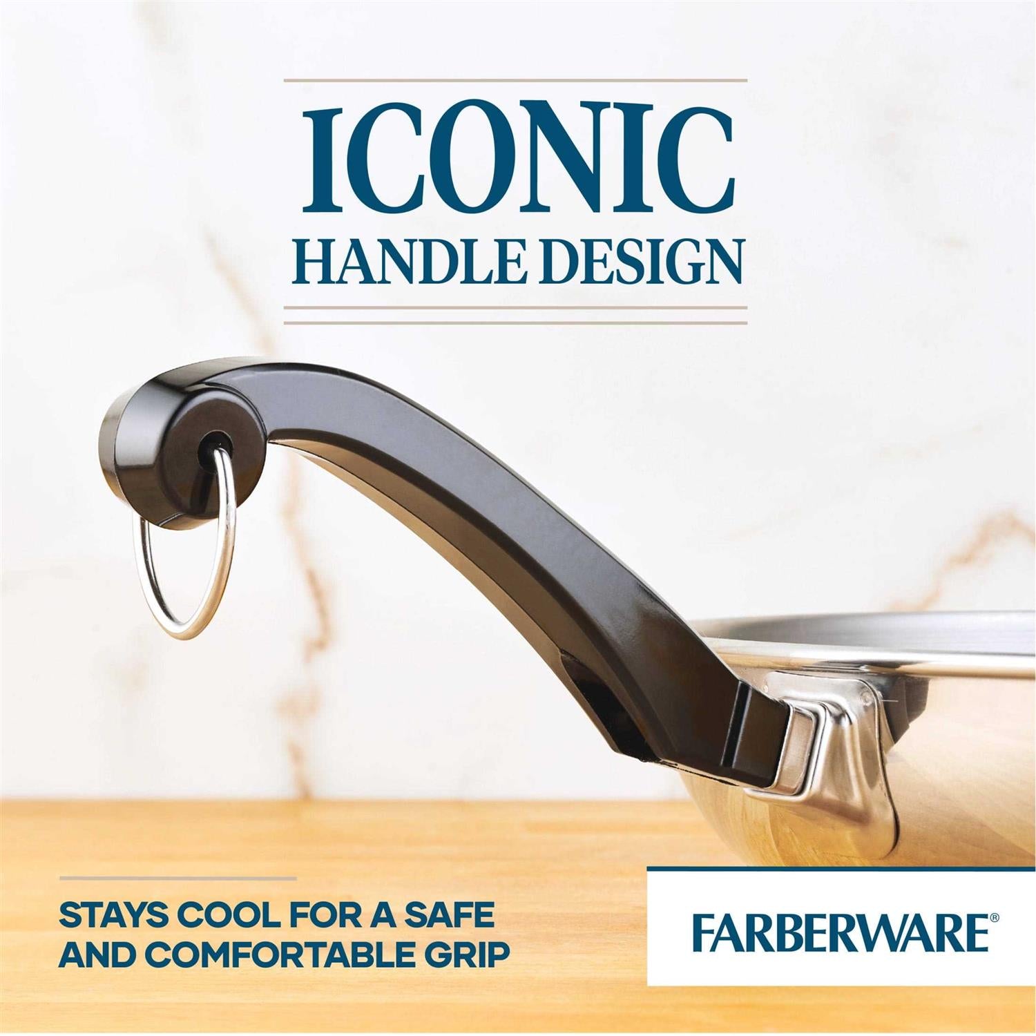 Farberware Classic Stainless Steel Cookware 15-Piece Set