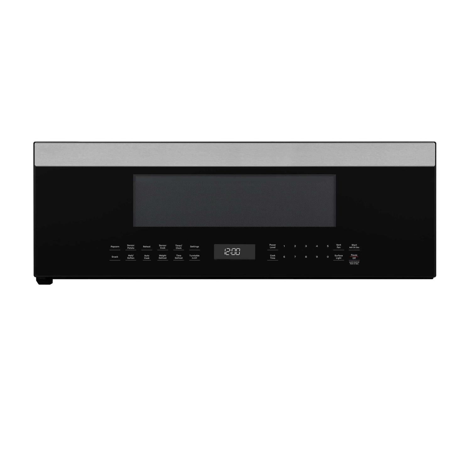 GE 1.2 Cu. Ft. Over-the-Range Low Profile Sensor Microwave Oven UVM9125STSS
