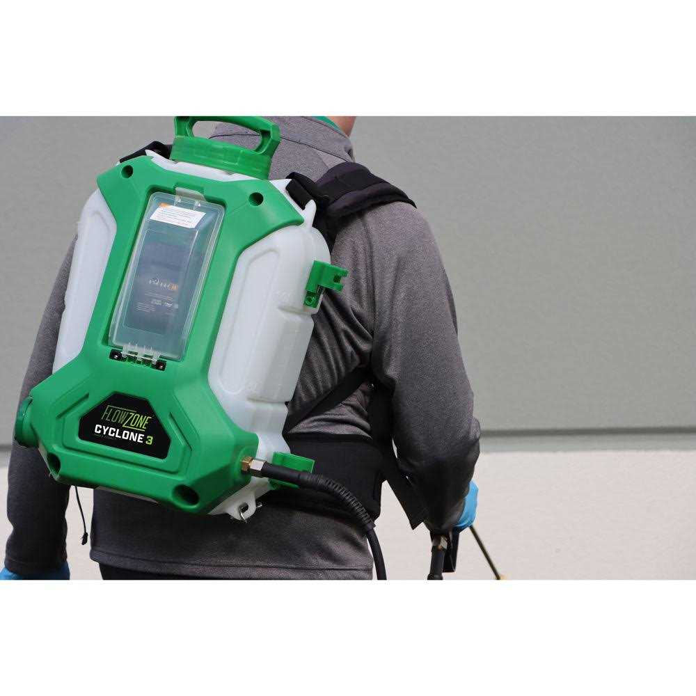 FlowZone Cyclone 3 Battery Powered Backpack Sprayer