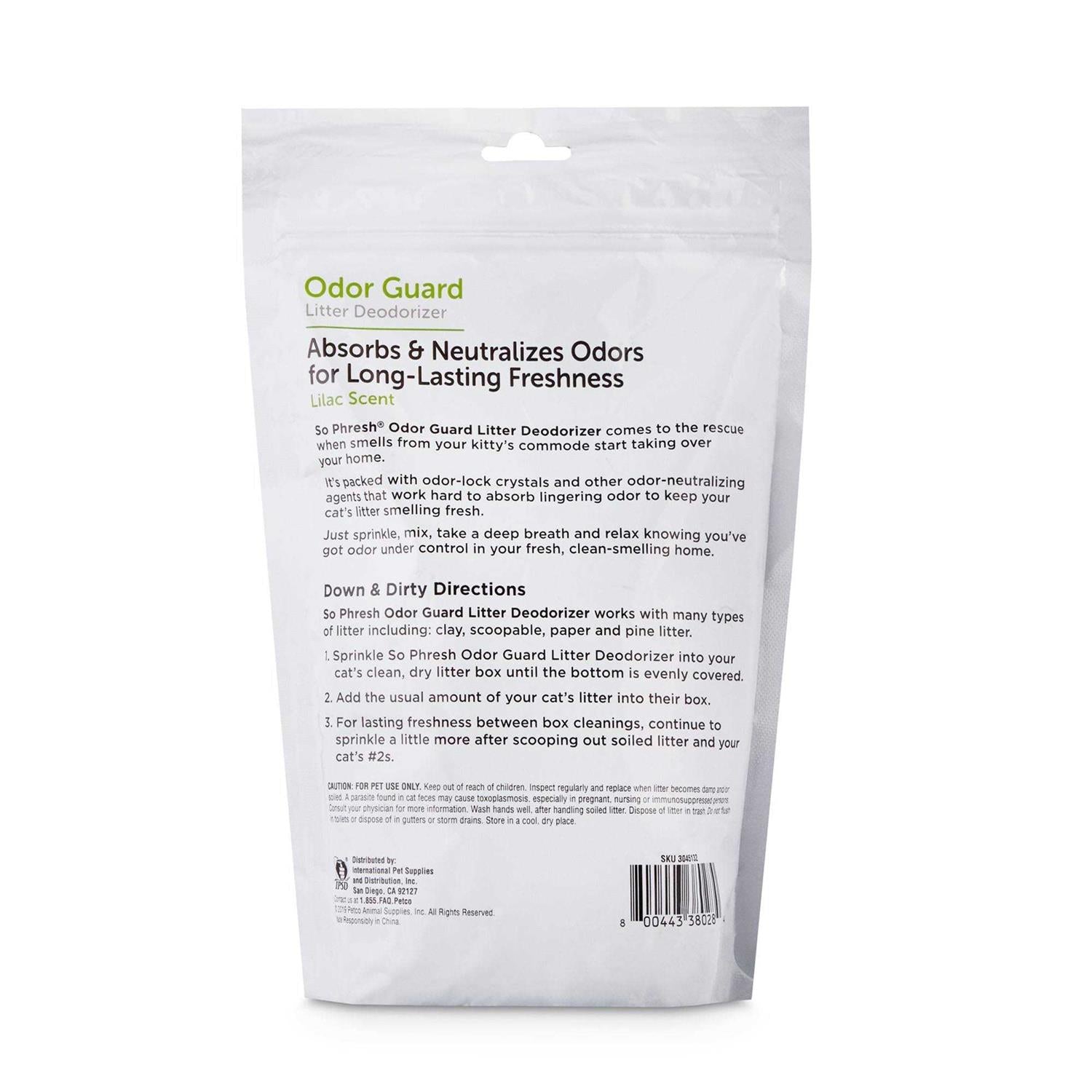 So Phresh Odor Guard Litter Deodorizer for Cats