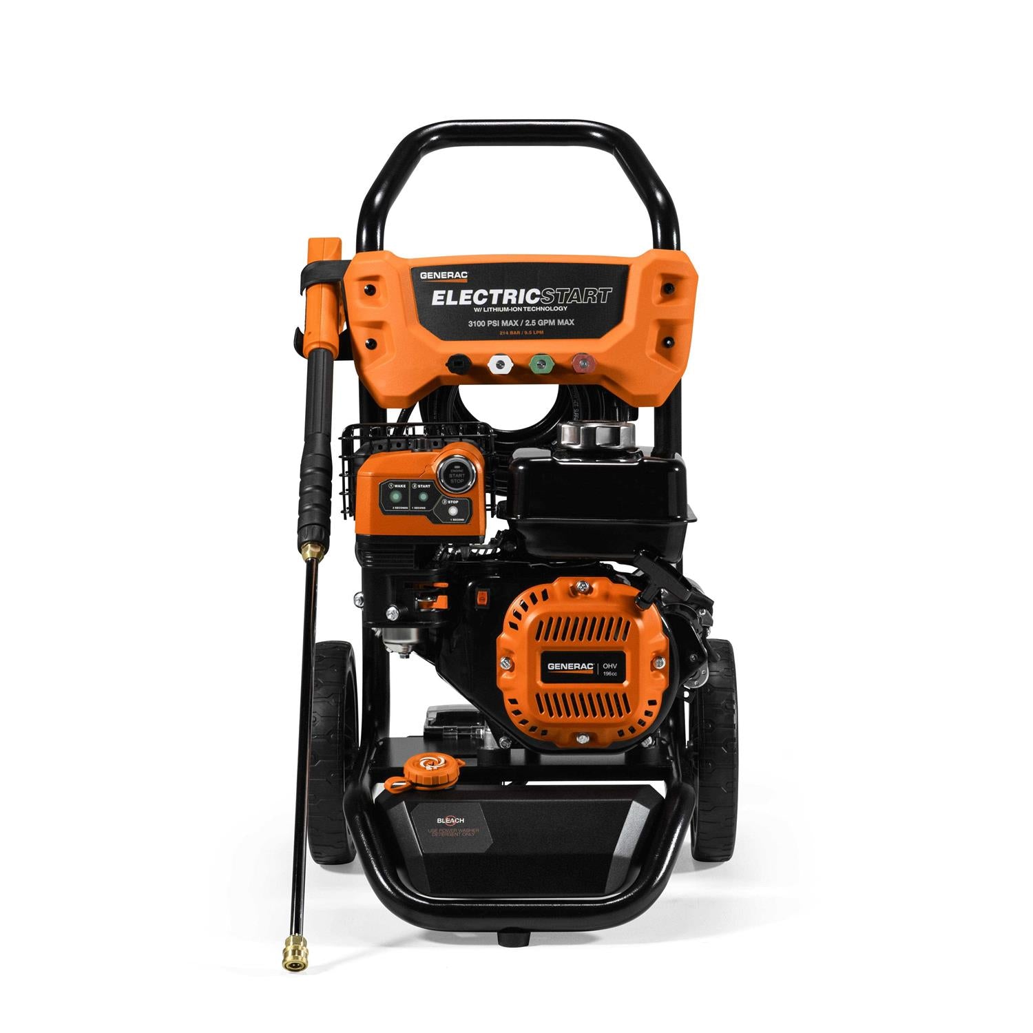 Generac 8894 3100 PSI Electric Start Gas-Powered Pressure Washer