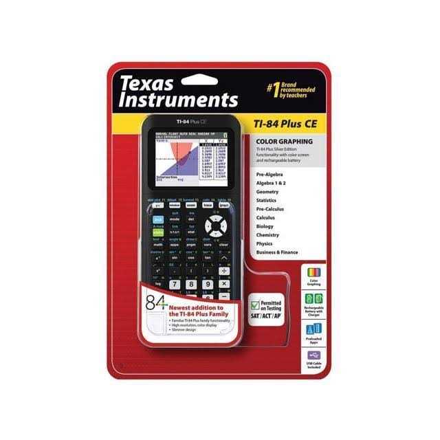 Calculator Graphing Texas Instruments Ti-84 Plus CE