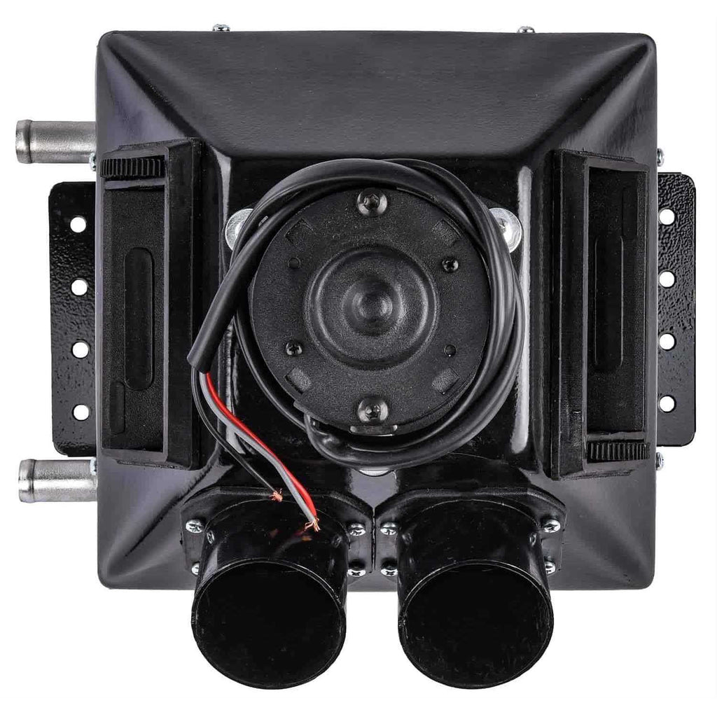 JEGS 70622 Auxiliary Heater Assembly 2-Speed Fan Adjustable Louvers for Cabin He