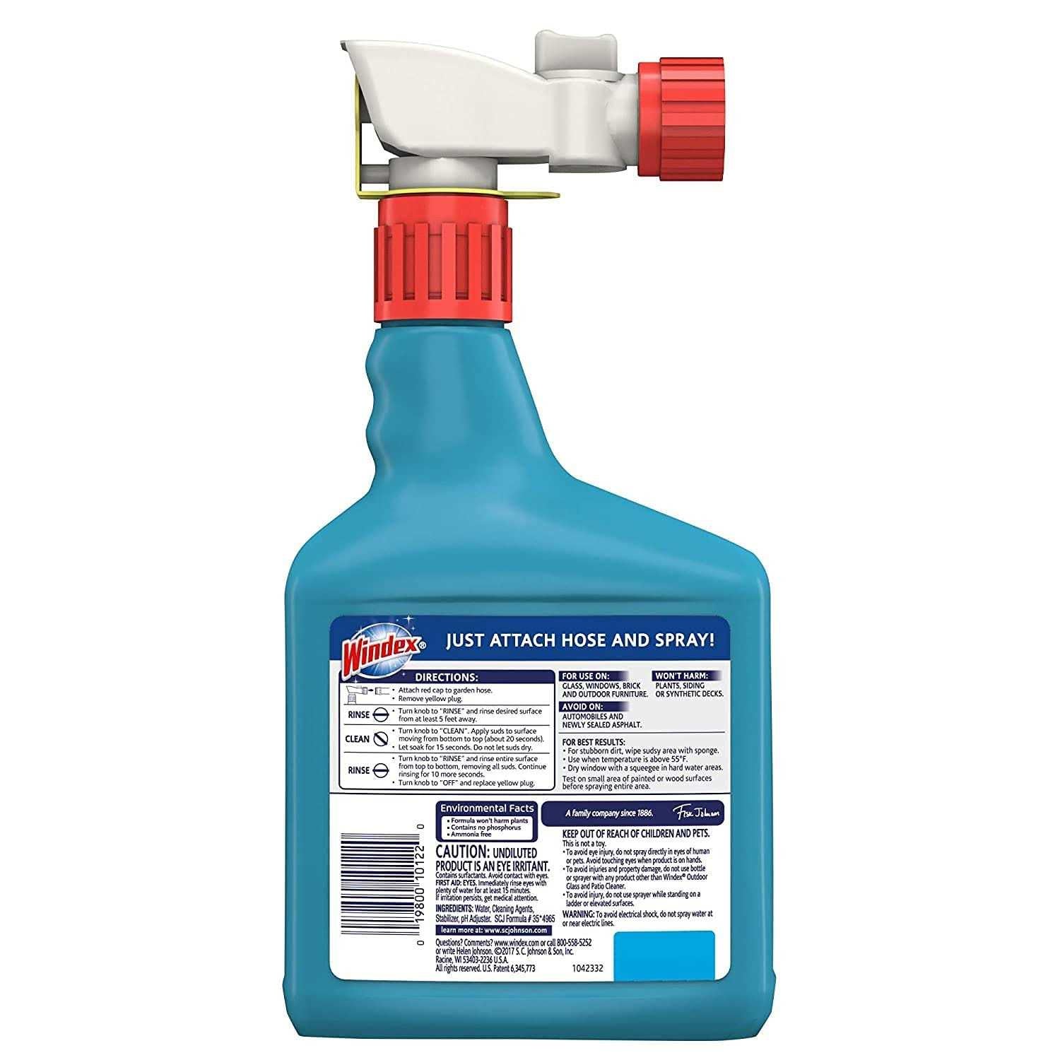 Windex Outdoor Glass & Patio Concentrated Cleaner