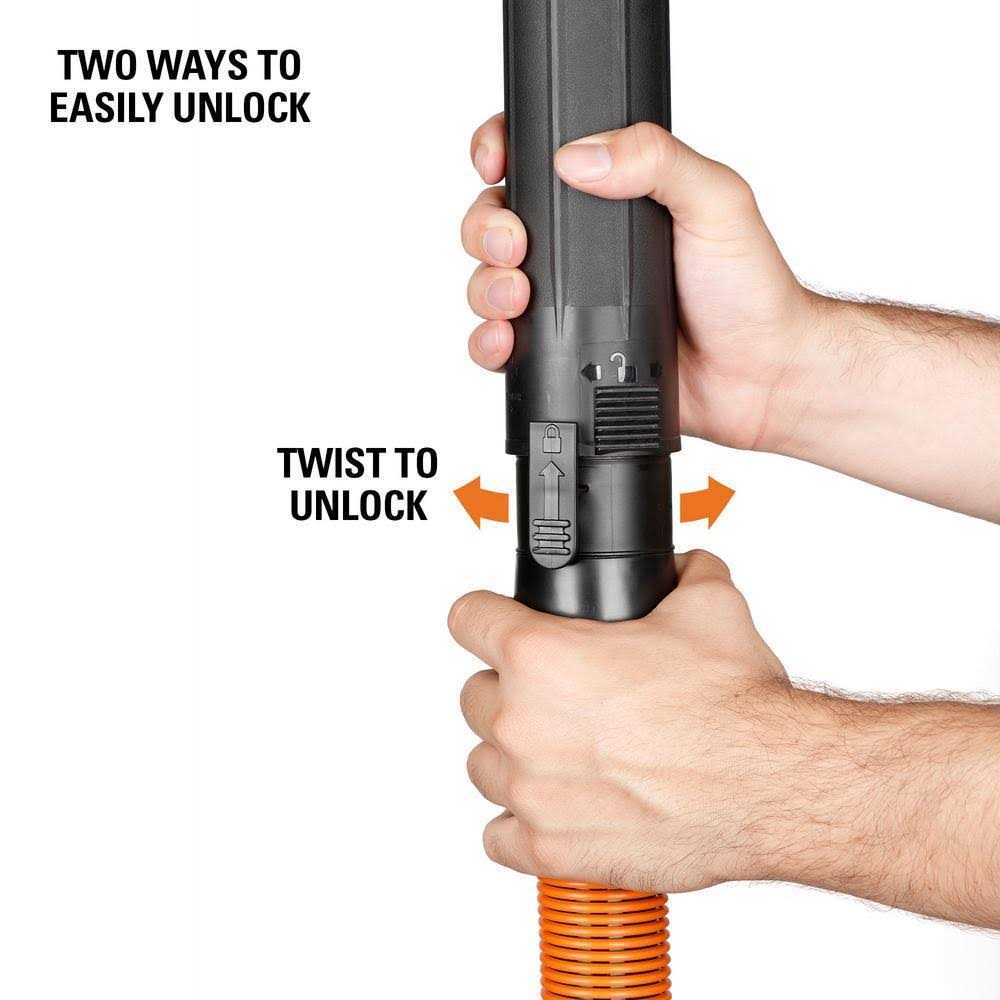 1-7/8 in. x 10 ft. Pro-Grade Locking Vacuum Hose Kit for RIDGID Wet/Dry Shop Vacuums LA2570