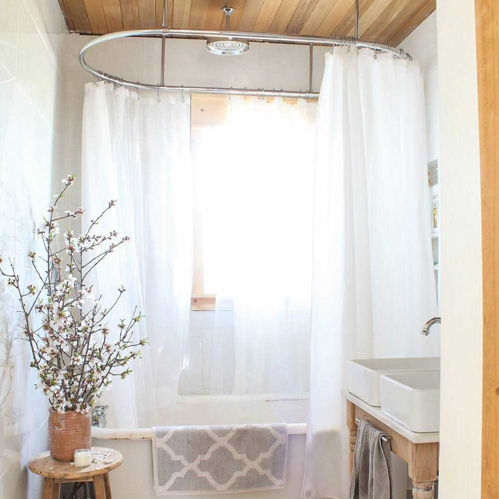 Clawfoot Tub Oval Shower Enclosure 30 X 54 Inch by Randolph Morris RMO30X54-CP