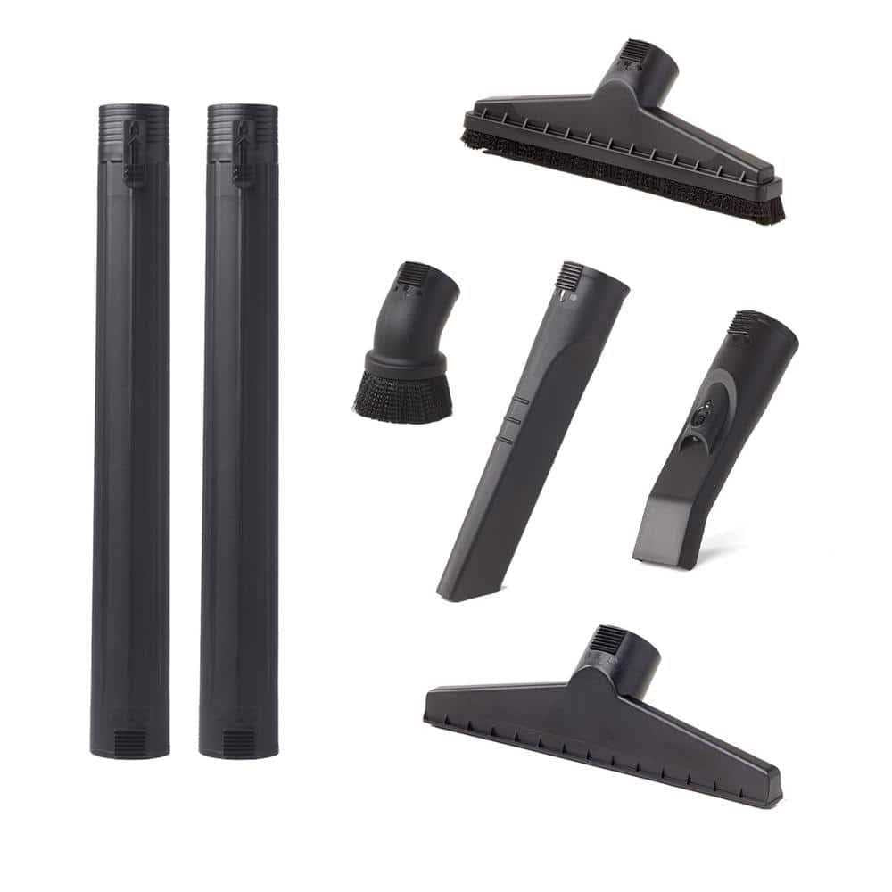 Ridgid 2-1/2 in. DIY Shop Vac Attachment Kit with 7 Vac Parts for Wet/Dry Shop Vacuums