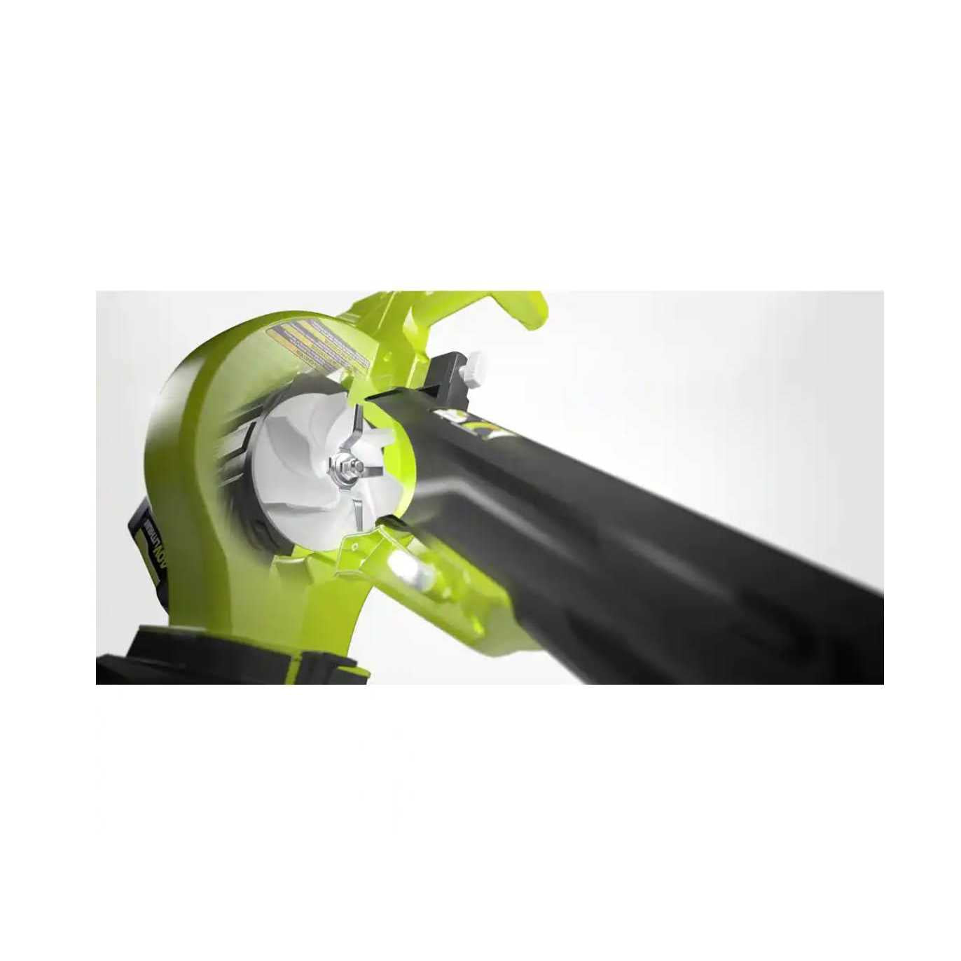 RYOBI 40V Cordless 110 MPH 525 CFM Cordless Leaf Blower and Cordless Leaf Vacuum/Mulcher w/ Batteries and Chargers