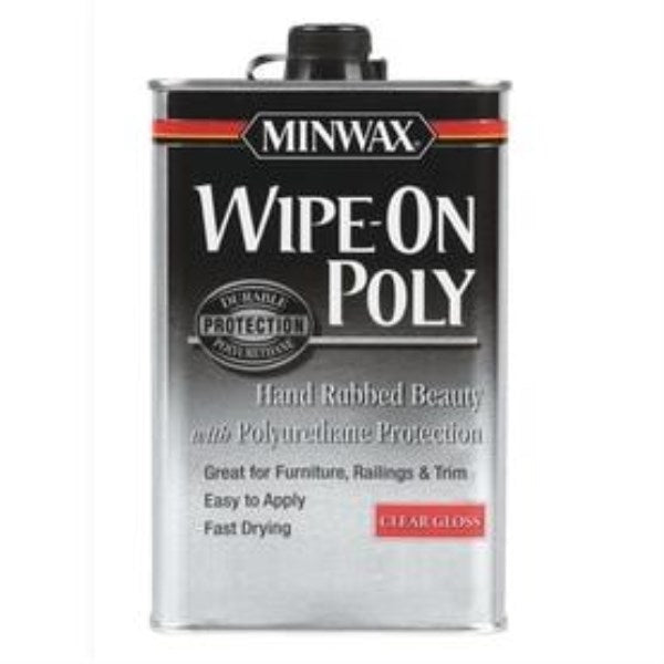 Minwax Gloss Wipe-On Interior Polyurethane, 1 Pt.