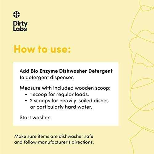 Dirty Labs Dishwasher Detergent and Booster Scent 48 Loads