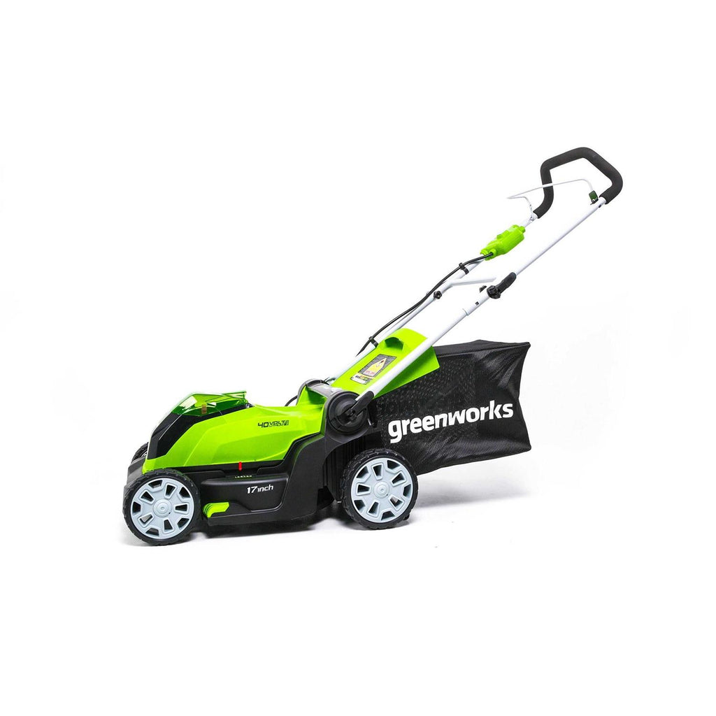 Greenworks 40V 17 Cordless Lawn Mower, 4.0Ah Battery and Charger Included