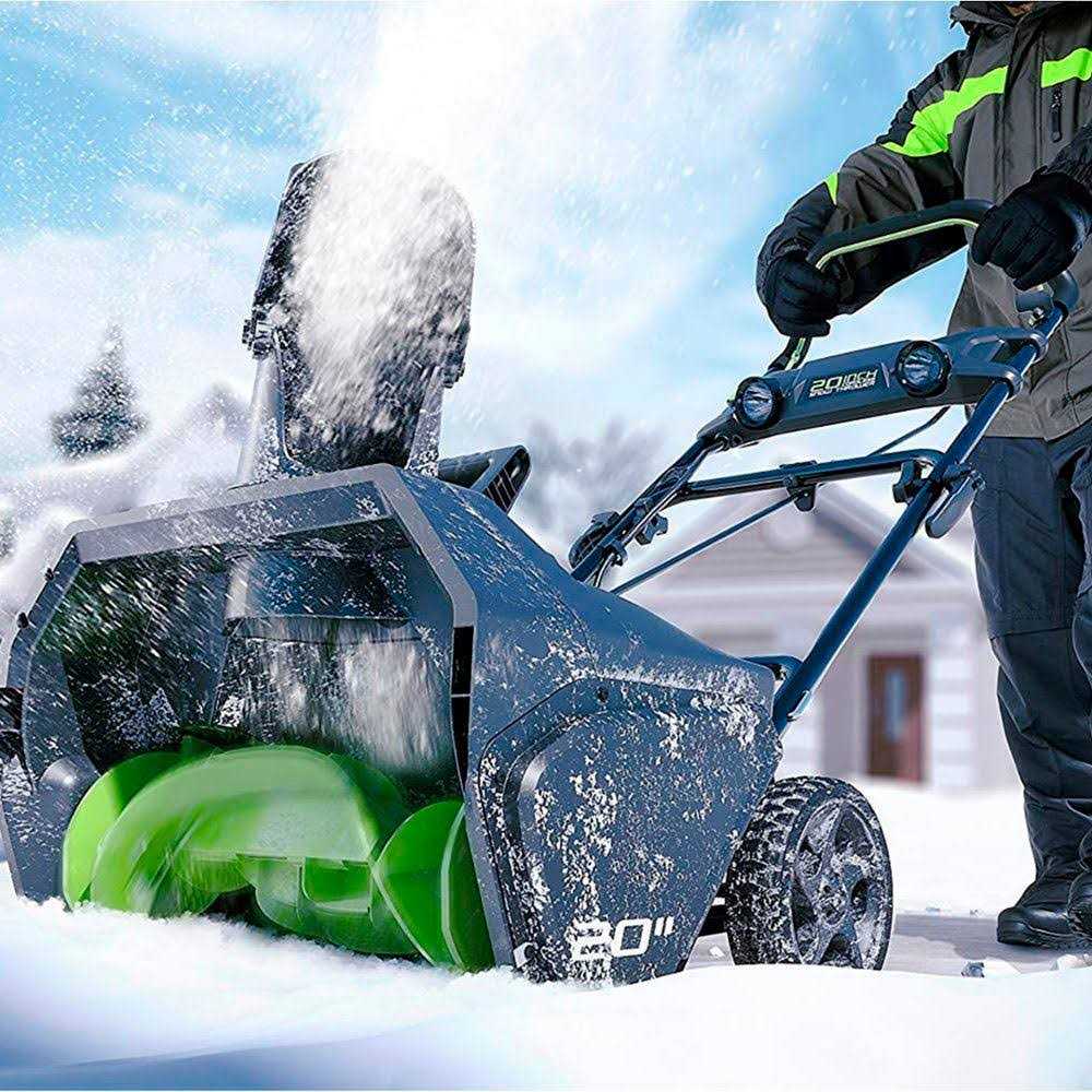 Greenworks 80V Cordless Brushless 20 Green Snow Blower