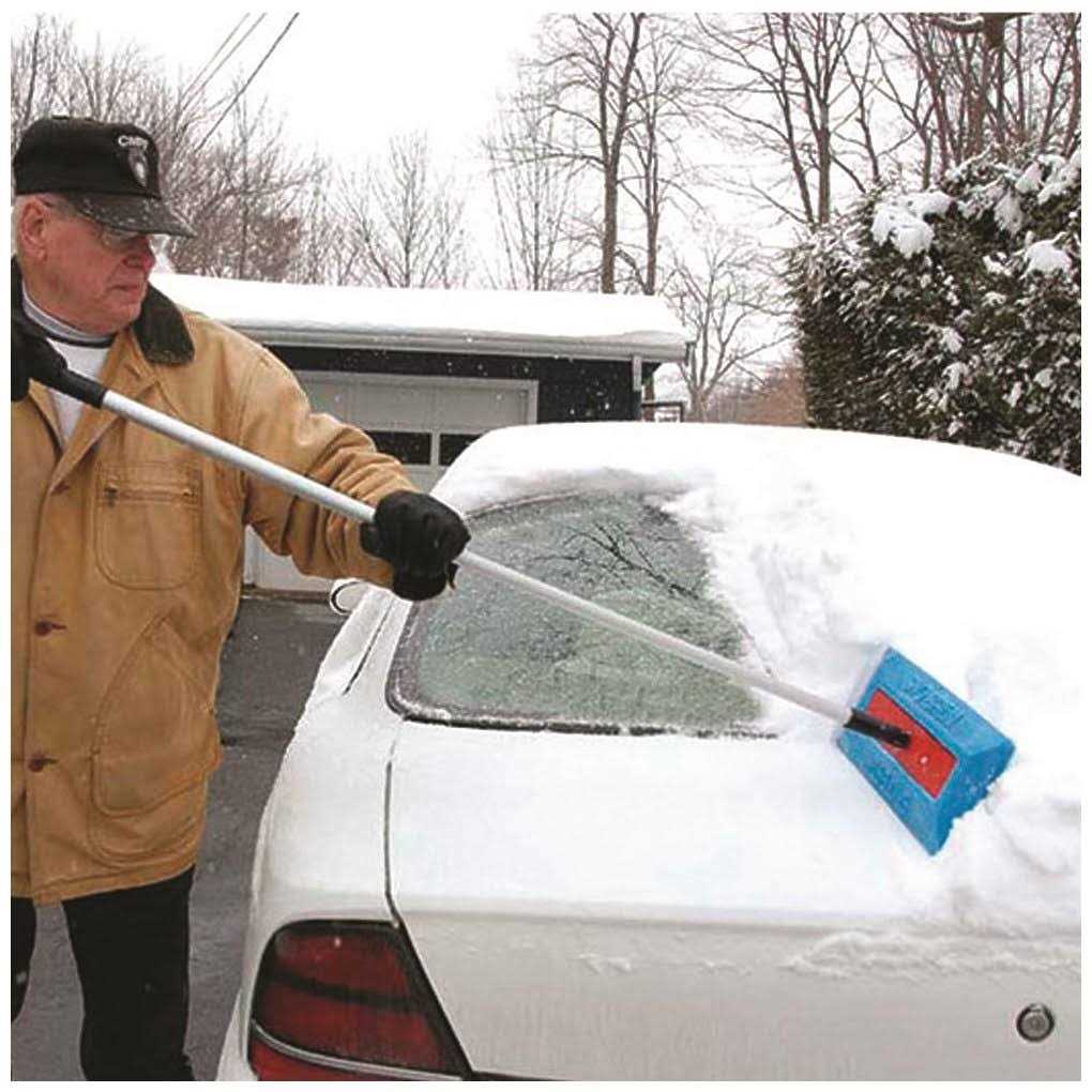SnoBrum Snow Rake Telescoping Handle