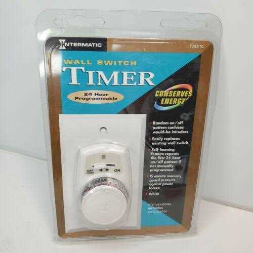 Intermatic Ej351c 120 Volt 24-Hour Programmable Mechanical Security Timer