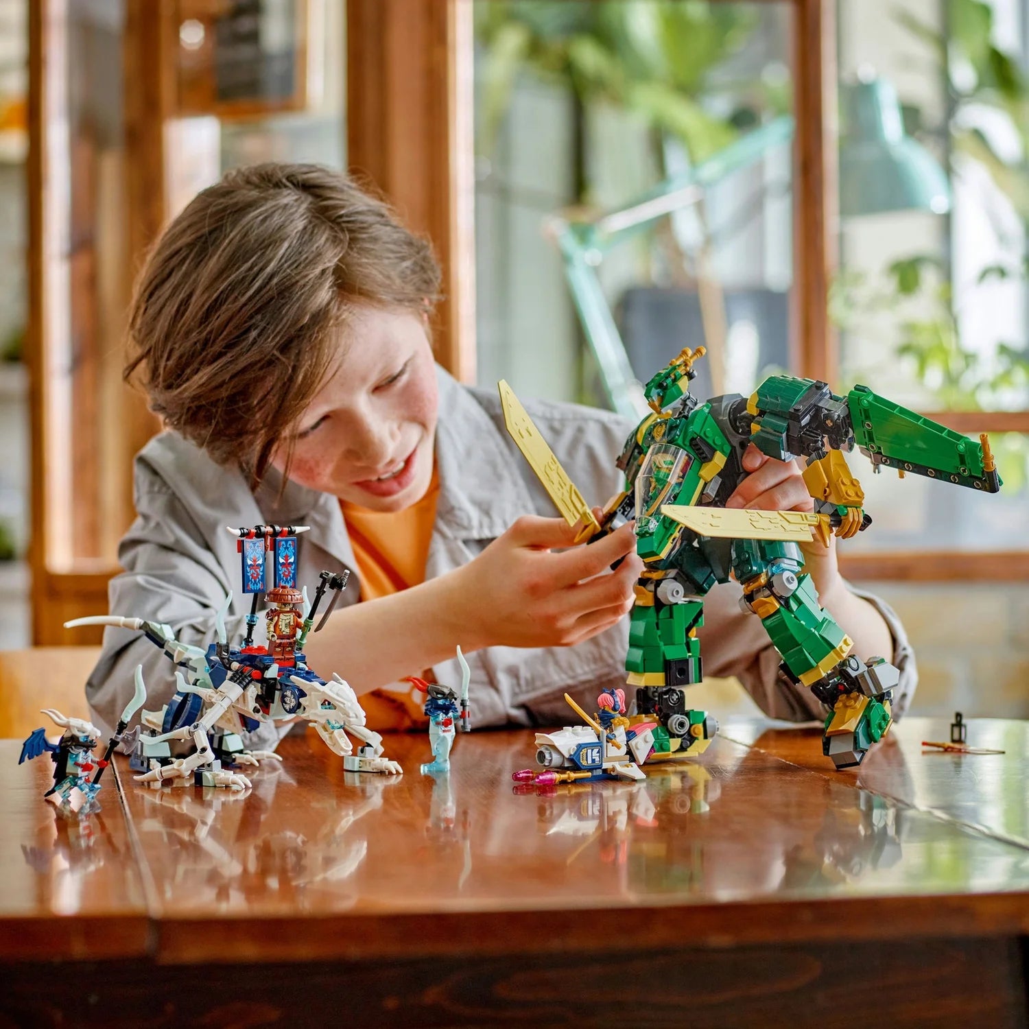 LEGO® NINJAGO® Lloyd’s Jet Mech Ninja Toy Building Kit 71845