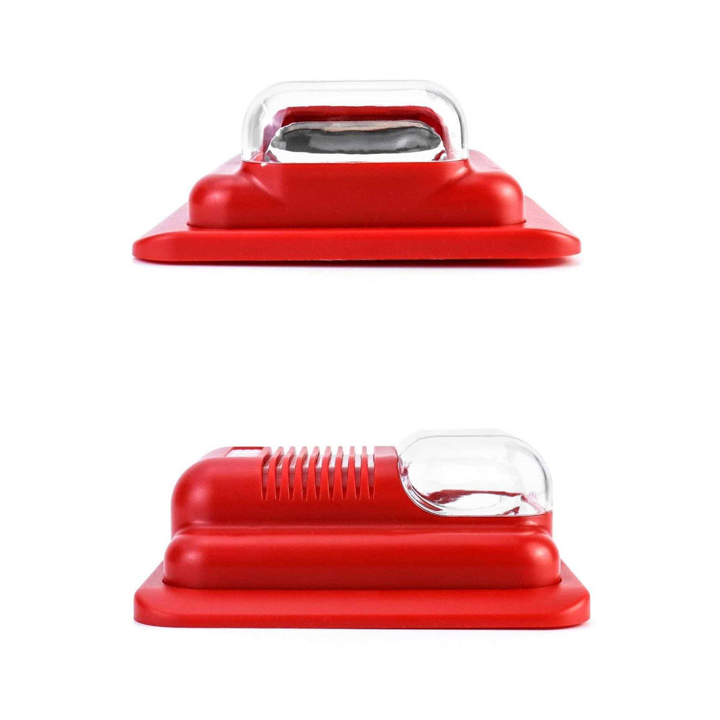 Qwork Fire Alarm, 12 24V Dc Wired Sound And Light Fire Alarm Warning Strobe Siren Horn