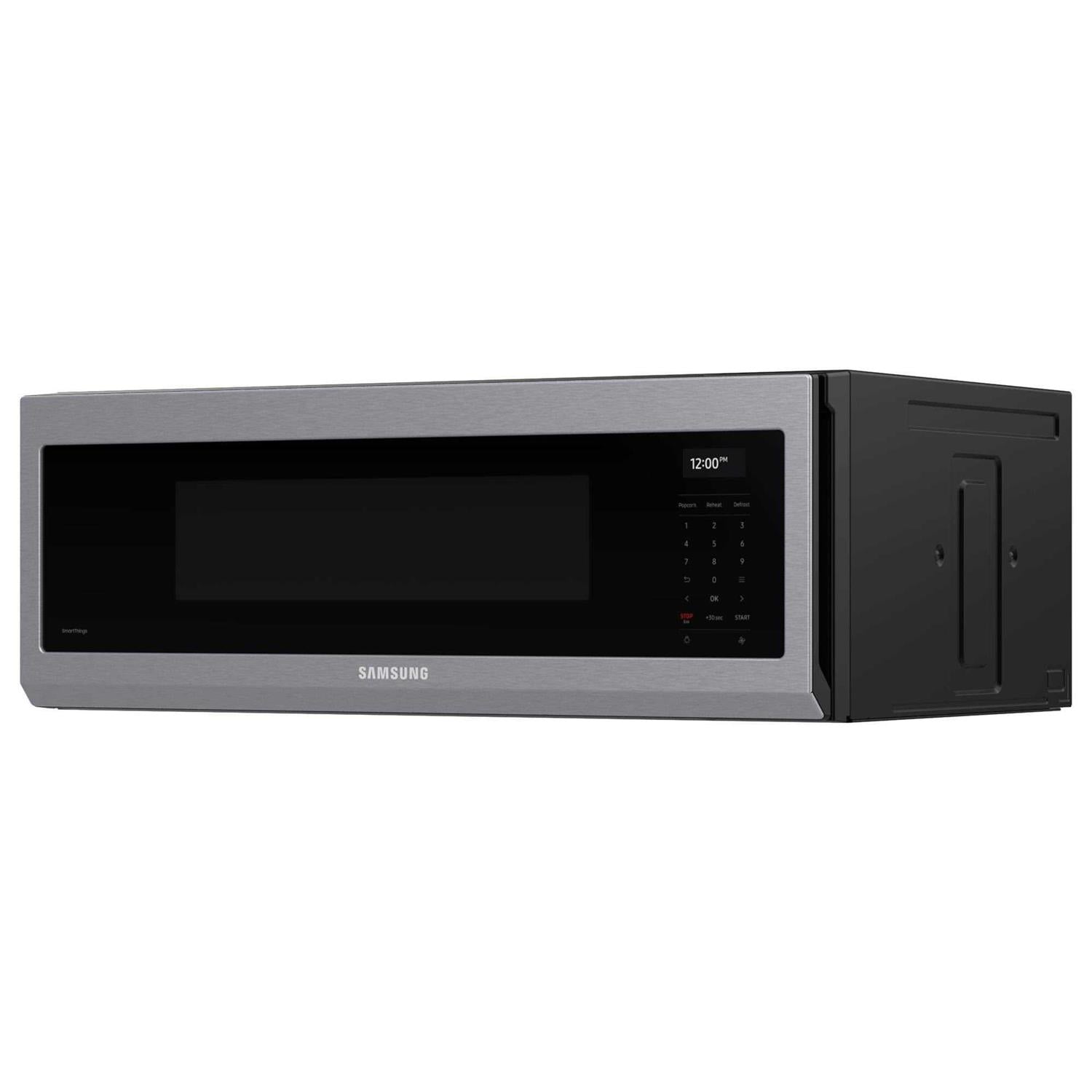 Samsung 1.1 cu. ft. Smart SLIM Over-the-Range Microwave with 550 CFM Hood Ventilation ME11A7710DS