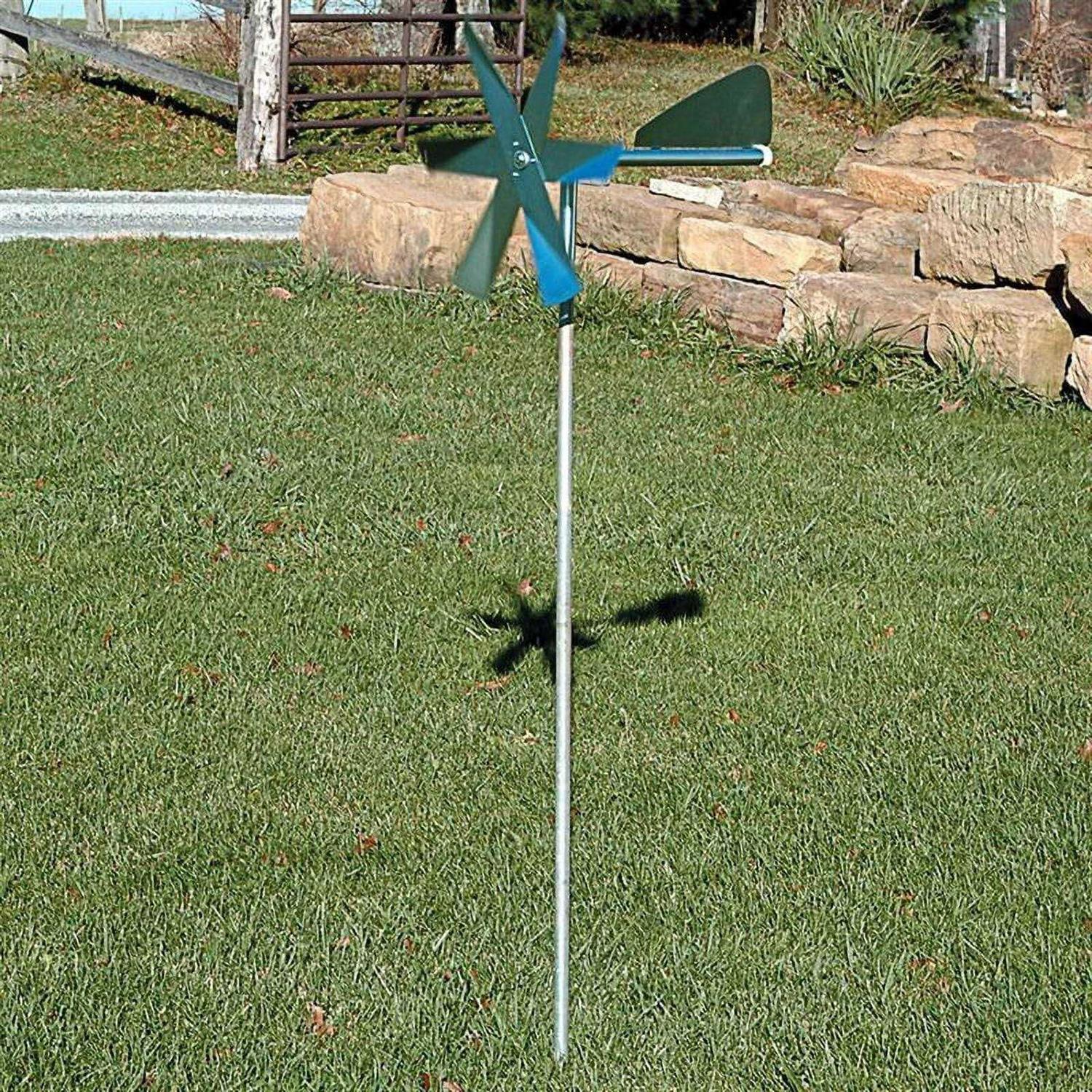 Lehman’s Mole Chasing Humane Deterrent Windmill Covers 20,000 Feet Using Vibrations from Wind