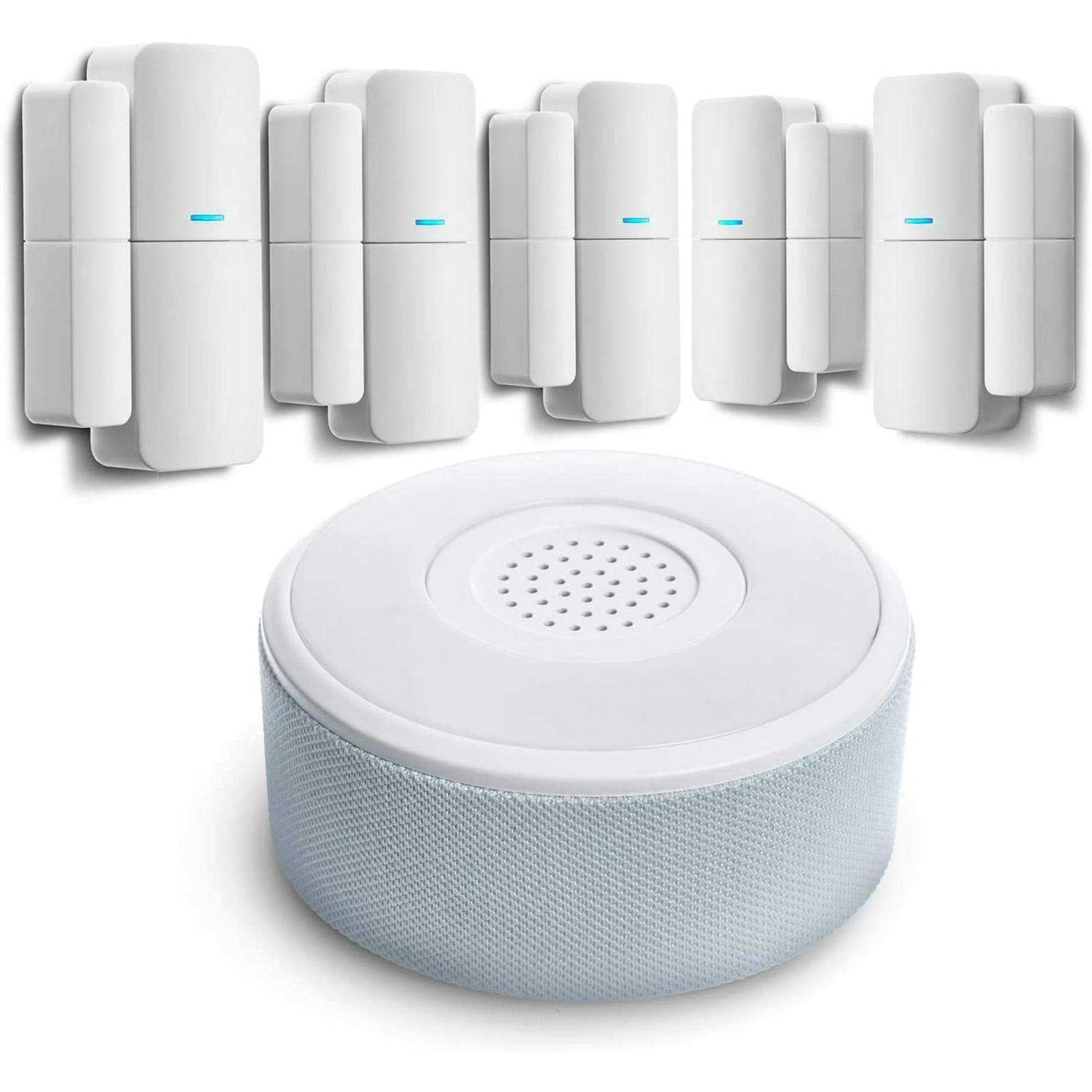 Home Zone Security Smart Wi-Fi Security Sensors and Siren Alarm Kit