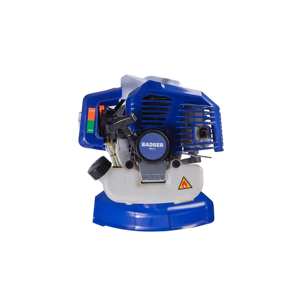 Wild Badger Power Badger 26cc Full Crank Gas 2-Cycle 2-in-1 Straight Shaft Grass Trimmer