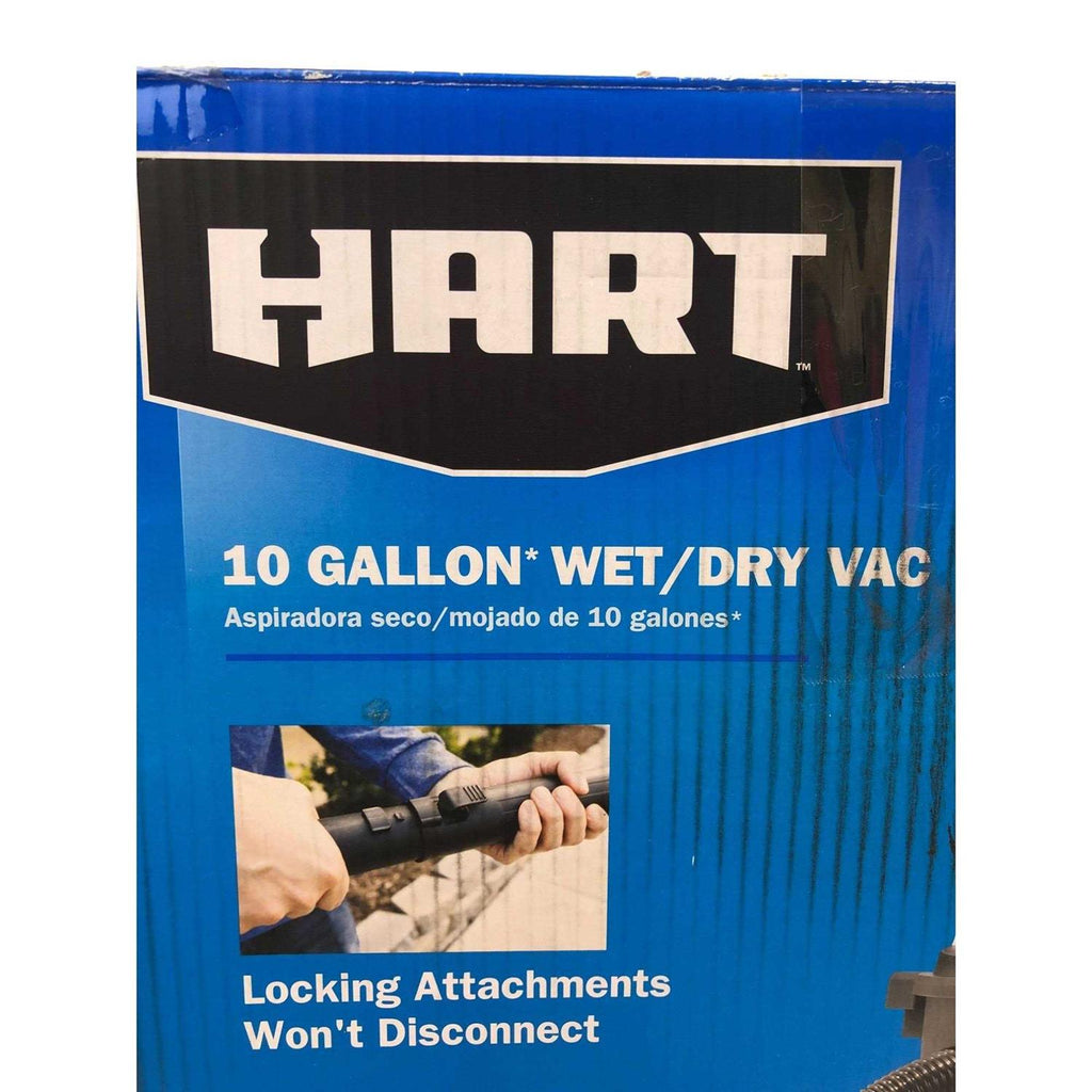 Hart 10 Gallon 6 Peak HP Poly Wet/Dry Vacuum
