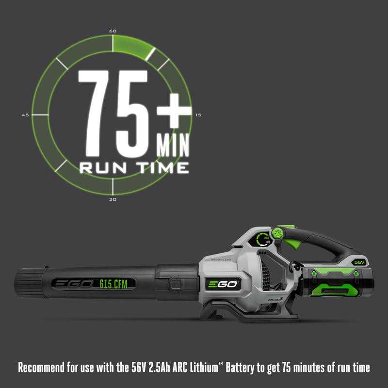 EGO Power+ LB6150 615 CFM Variable-Speed 56-Volt Lithium-ion Cordless Leaf Blower