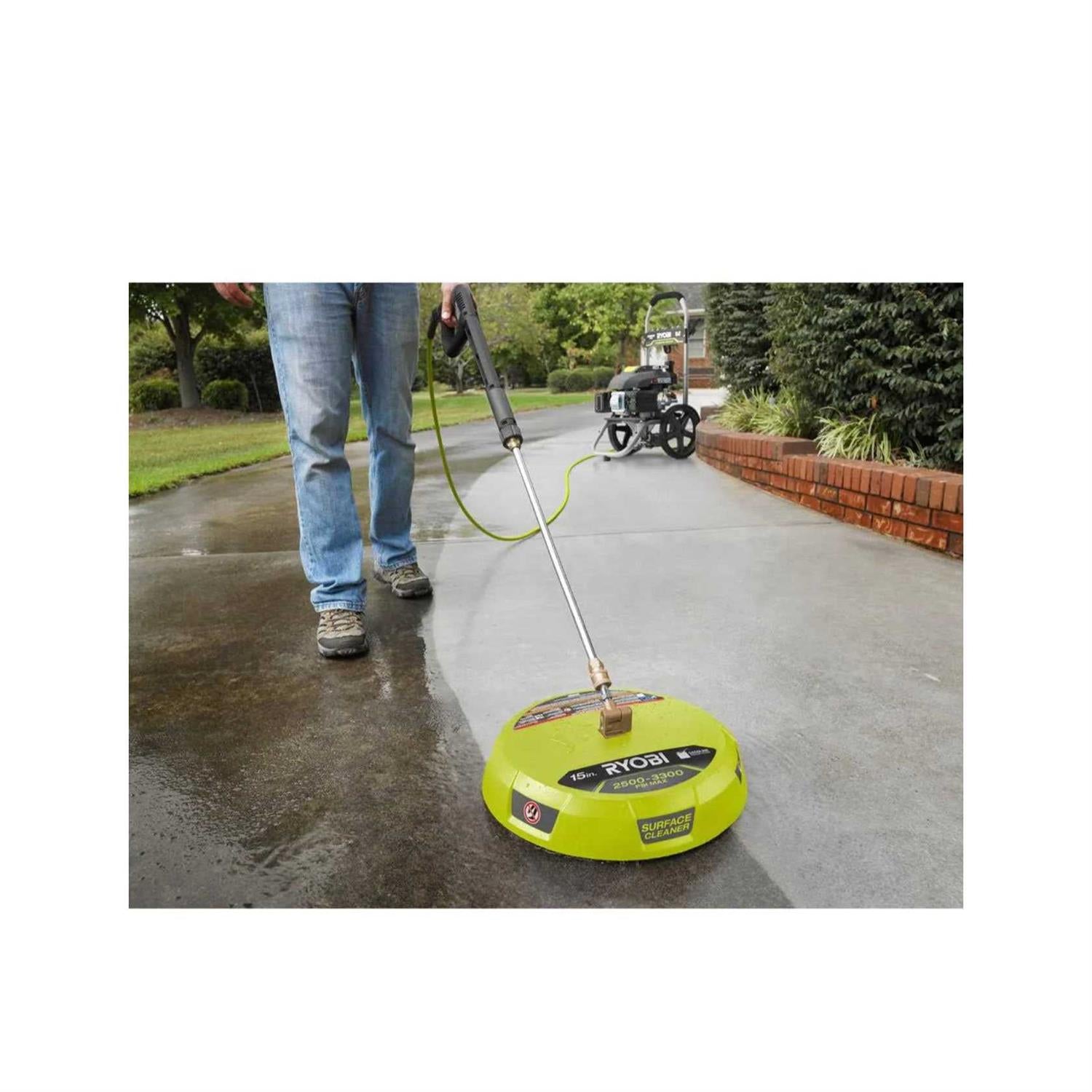 RYOBI RY31SC01 15 in. 3300 PSI Surface Cleaner for Gas Pressure Washer