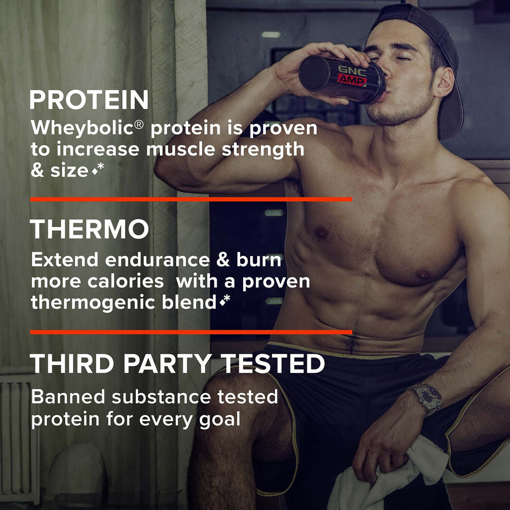 GNC AMP Wheybolic™ Ripped - Strawberries and Cream (9 Servings)