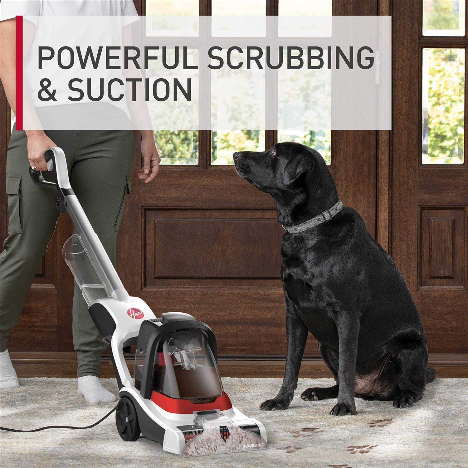 Hoover PowerDash Pet+ Lightweight Compact Carpet Cleaner FH50751