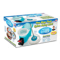 Telebrands Hurricane Spin Mop, White/Blue