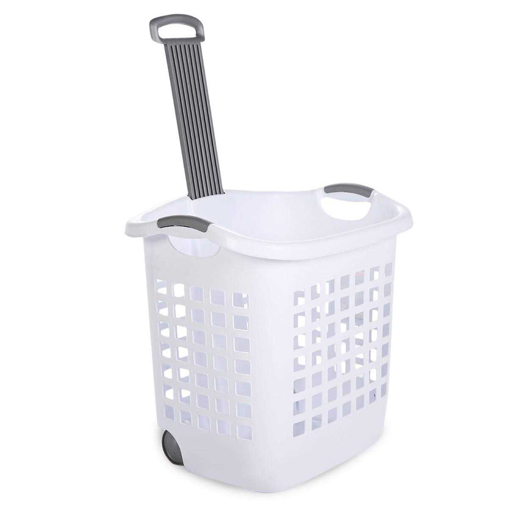 Sterilite Wheeled Laundry Basket