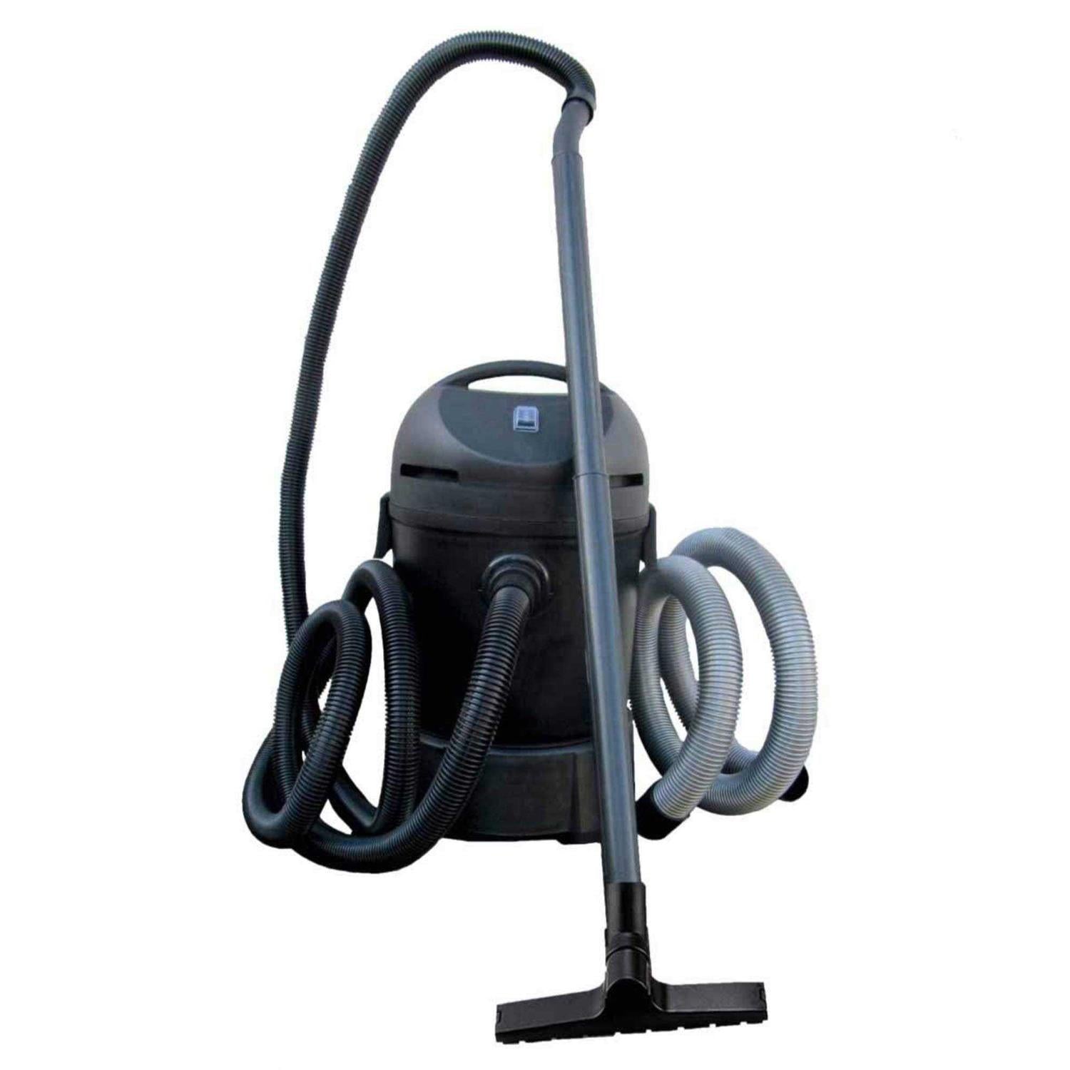 Half Off Ponds CleanSweep 1400 Pond Vacuum with a 13′ Intake Suction Hose, 4 Extension Tubes, 3 Vacuum Nozzles, a 6.5 Foot Output Hose, and a Debris