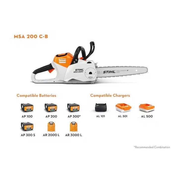 Stihl MSA 200 C-BQ Battery Chainsaw
