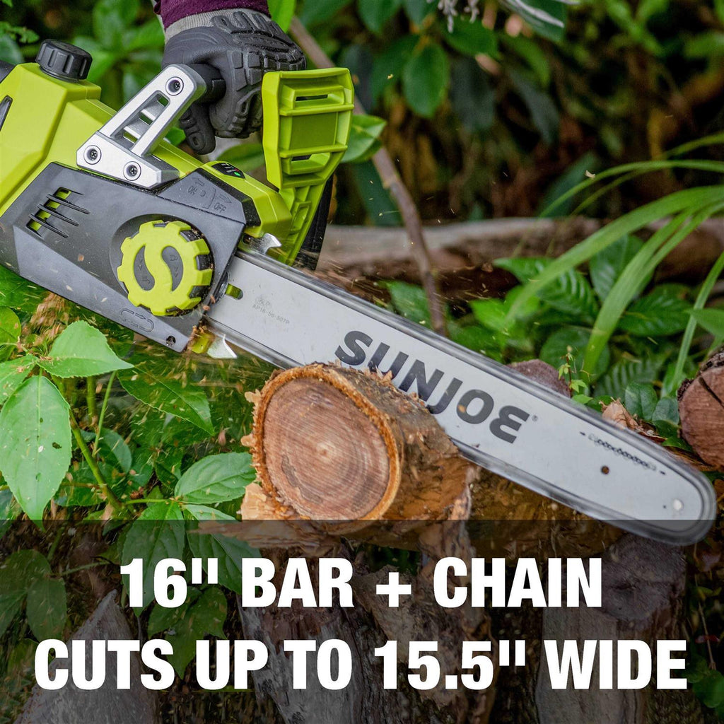 Sun Joe 24v-x2-cs16-max 48-Volt iON+ Cordless Chain Saw Kit
