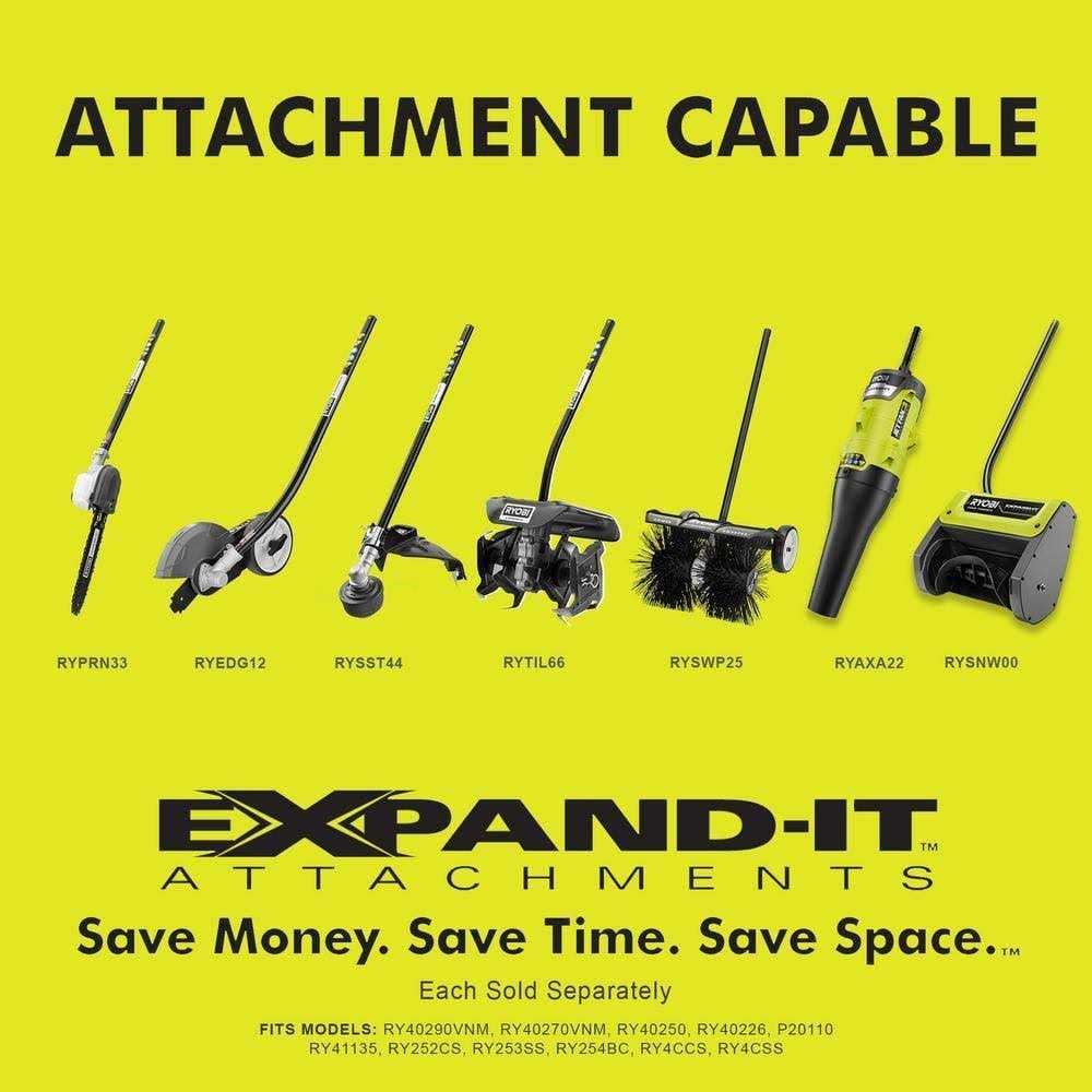 RYOBI Expand-It 12 in. Snow Thrower Attachment