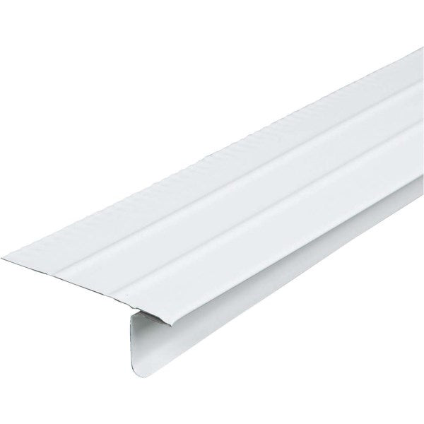 Amerimax F5 Galvanized Steel Drip Edge Flashing, White