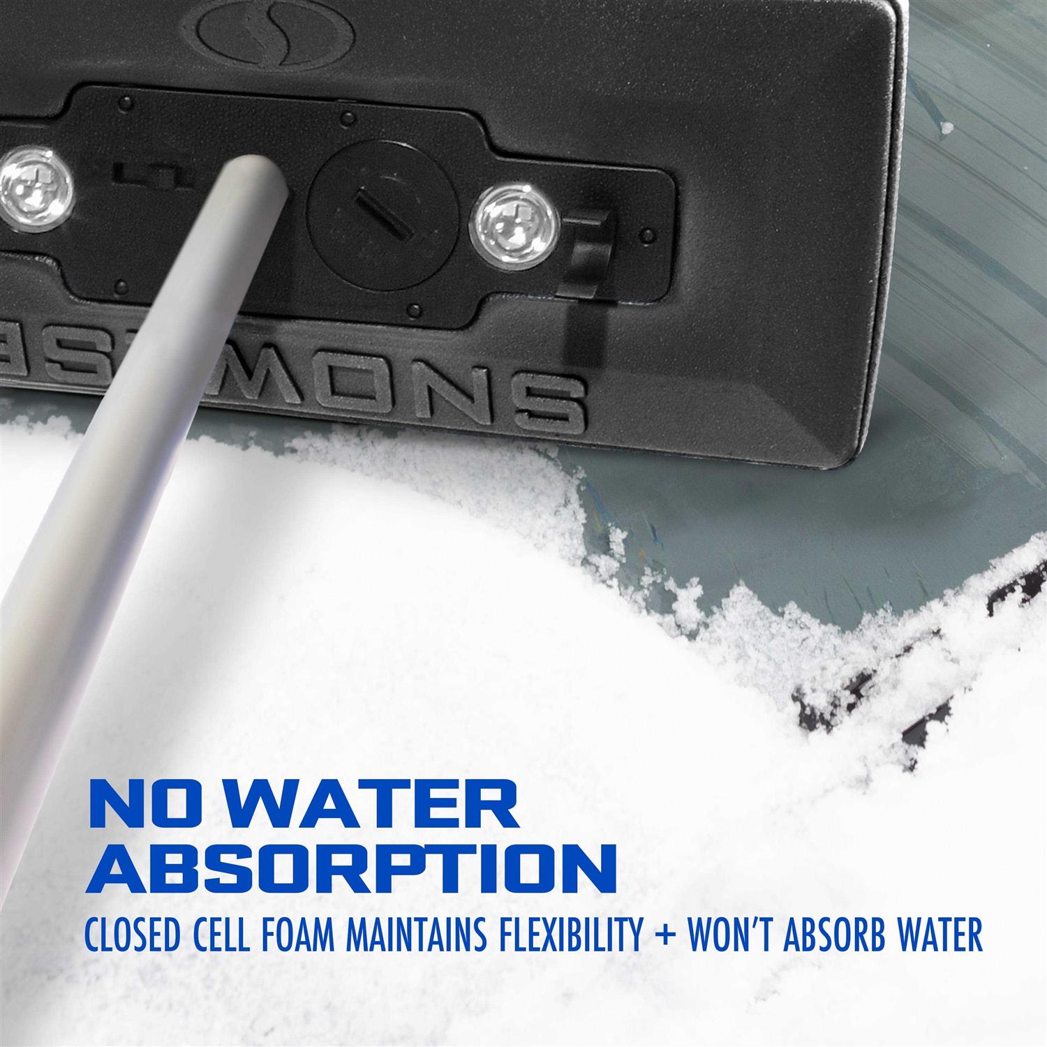 Snow Joe 4-in-1 Telescoping Snow Broom + Ice Scraper
