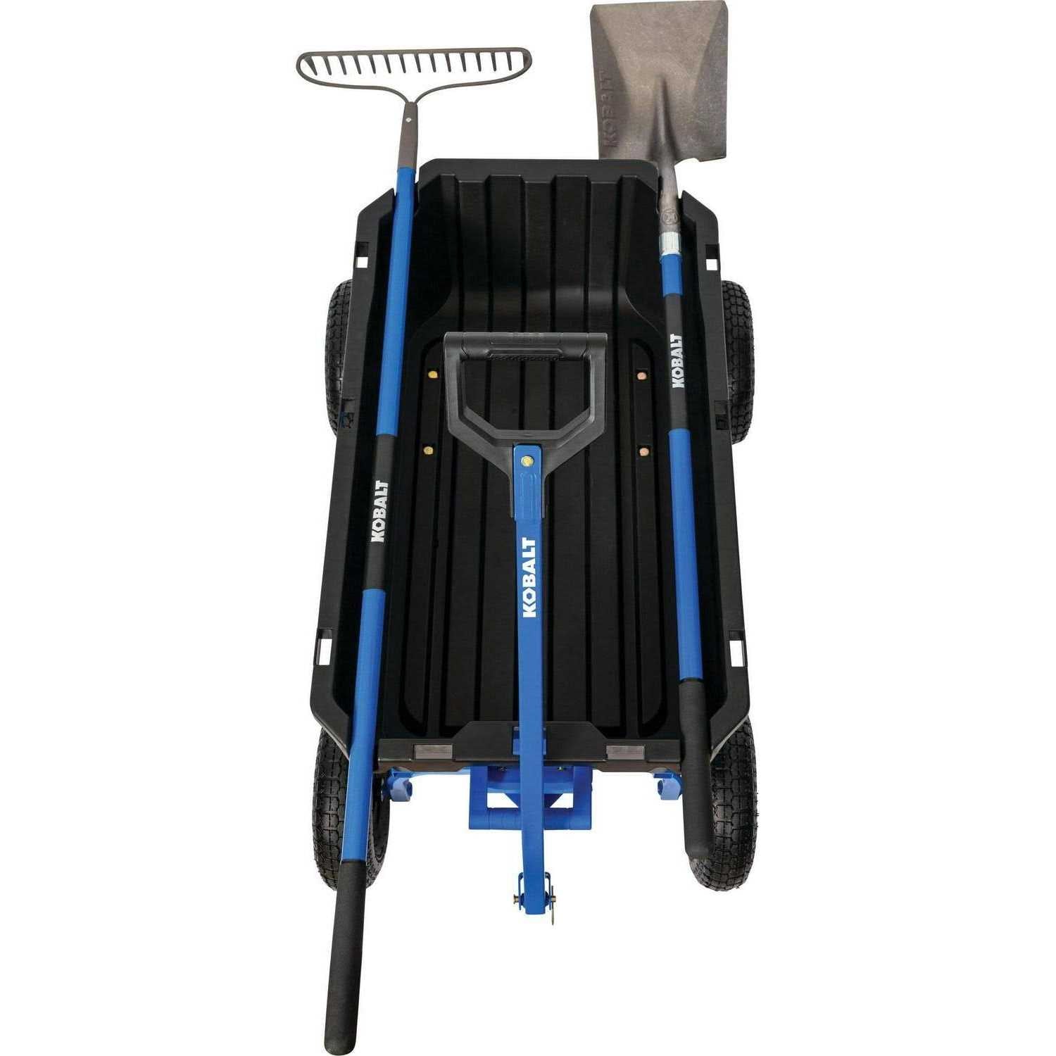 Kobalt 7-cu ft Poly Yard Cart 52303