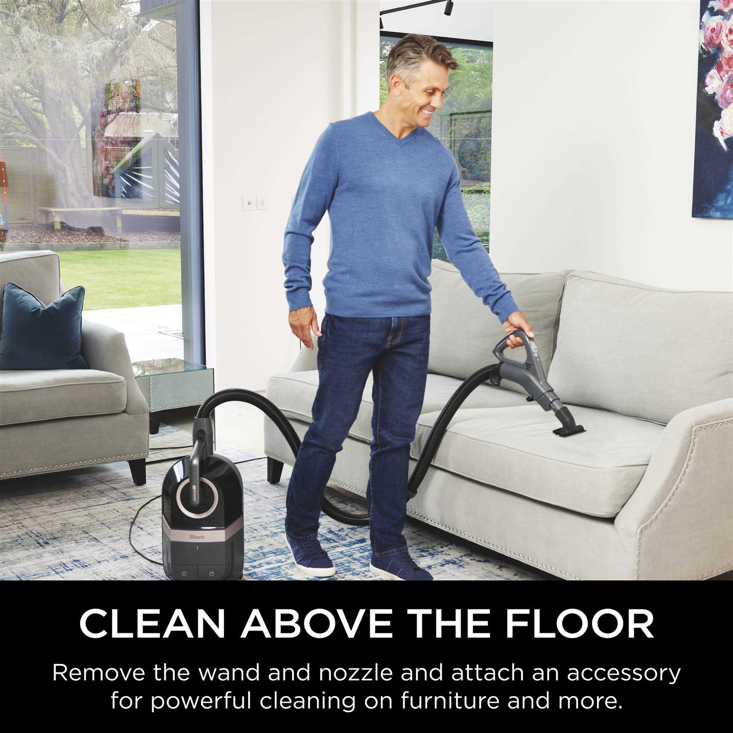 Shark Bagless Corded Canister Vacuum