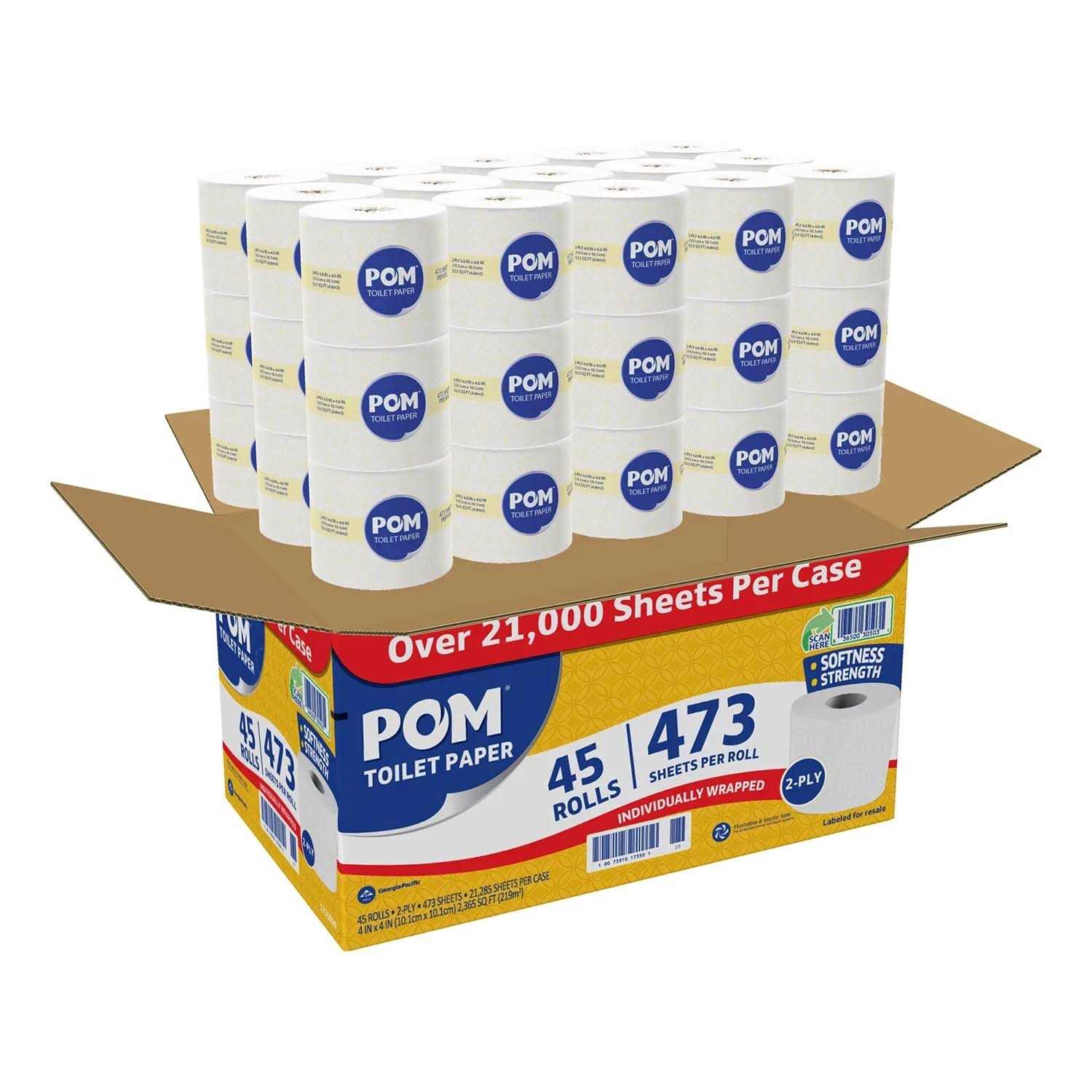 POM 2-Ply Bath Tissue