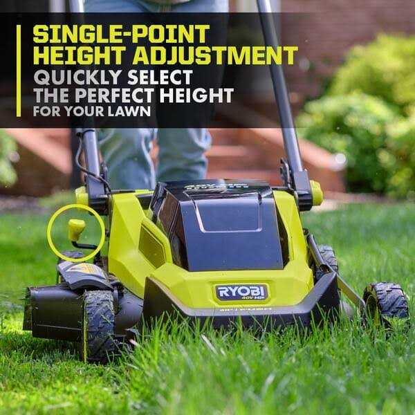 RYOBI 40V HP Brushless 20 in. Cordless Battery Walk Behind Push Mower & String Trimmer with Batteries and Chargers