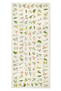 Botanical Garden Vintage Tile Linen Tablecloth