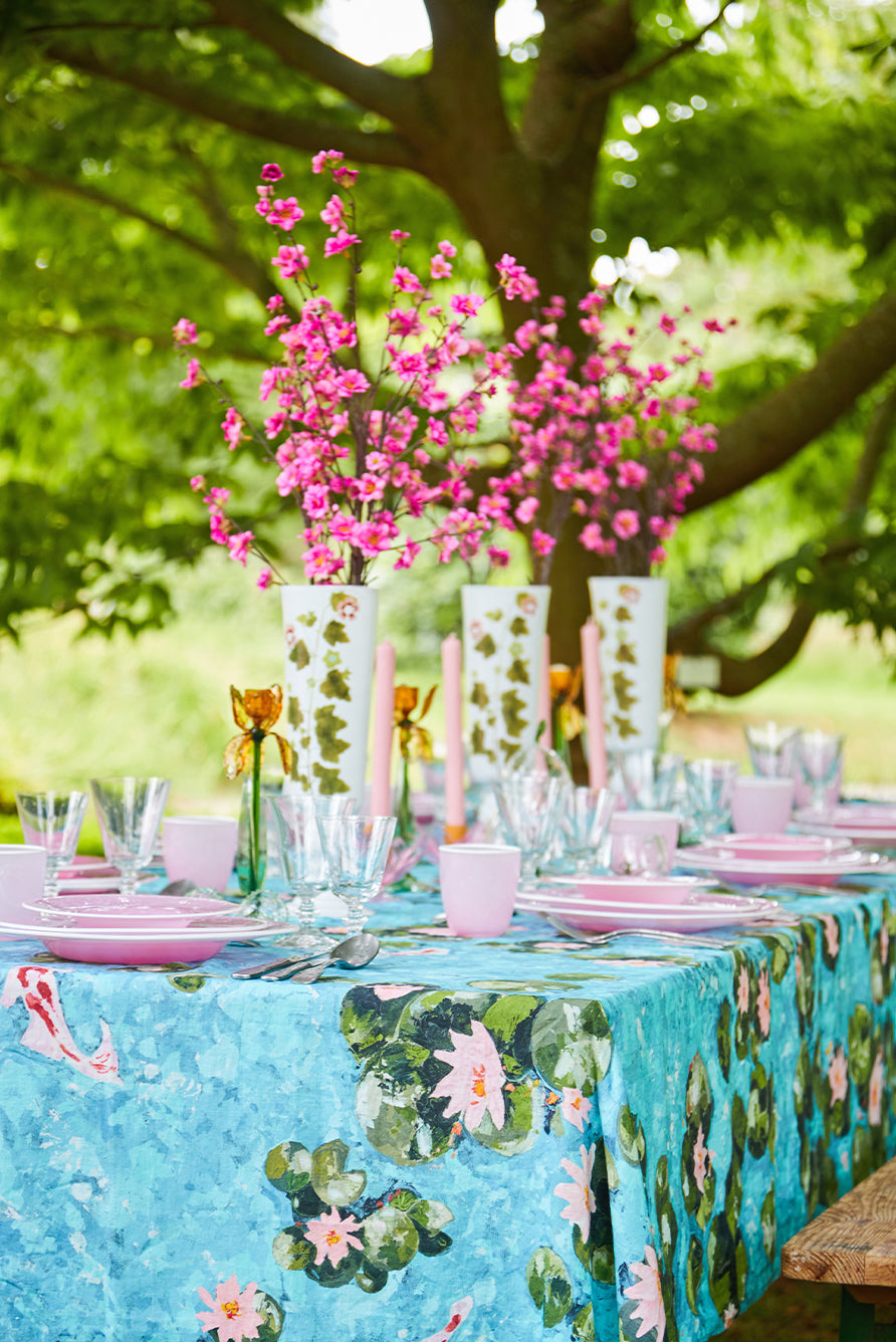 Premium Solid Rectangular Linen Tablecloth – Breathable & Durable Fabric for Dining Tables