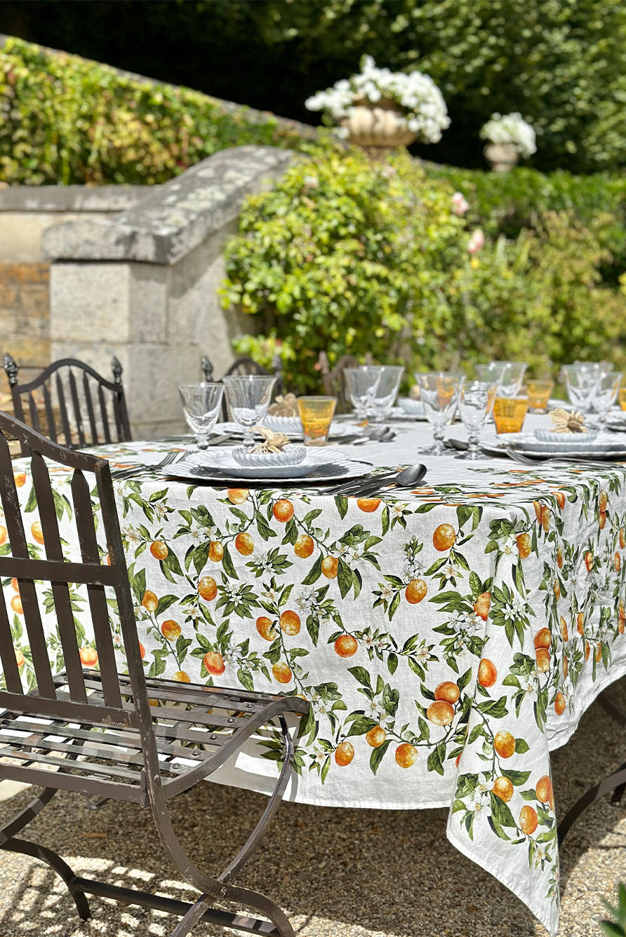 Premium Rectangular Linen Tablecloth – Soft Breathable Fabric for Dining & Events