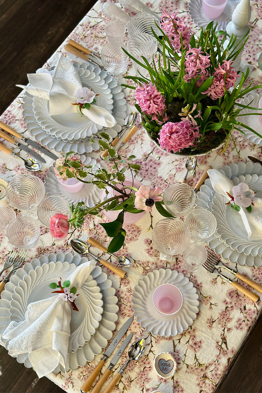 Rectangular Linen Tablecloth -Decorative Fabric for Dining Tables
