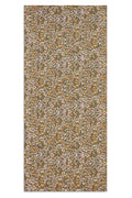 Marble Print Pure Linen Rectangular Tablecloth – Green, Rose Pink, and Orange