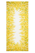 Rectangular Yellow Linen Tablecloth – Solid Color Textured Dining Cover
