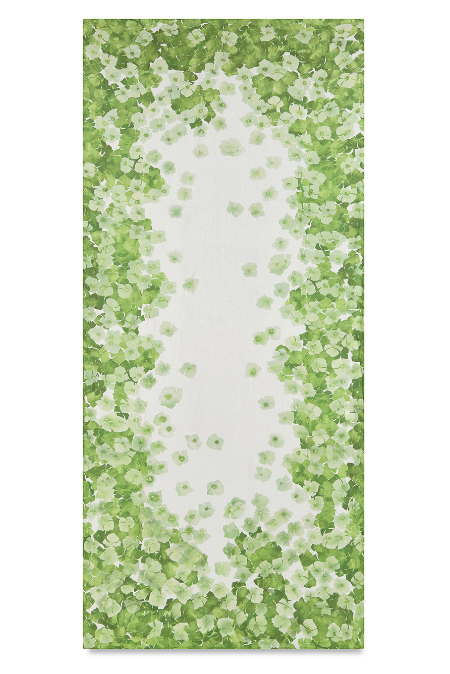 Green Rectangular Linen Tablecloth